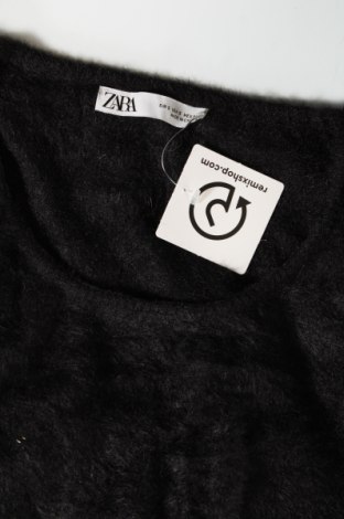 Дамски пуловер Zara, Размер XS, Цвят Черен, Цена 7,40 лв.