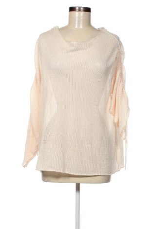 Дамски пуловер Zara Knitwear, Размер L, Цвят Екрю, Цена 5,20 лв.