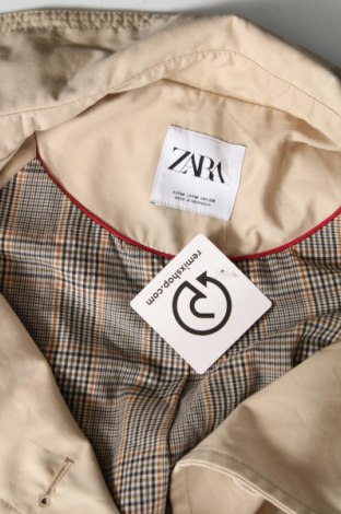 Дамски шлифер Zara, Размер M, Цвят Бежов, Цена 59,98 лв.