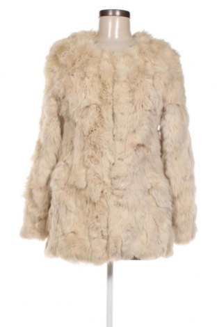 Дамско кожено палто Kopenhagen by Andersen, Размер XS, Цвят Бежов, Цена 173,00 лв.
