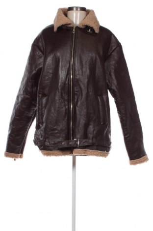 Dámska kožená bunda , Veľkosť L, Farba Hnedá, Cena  9,45 €
