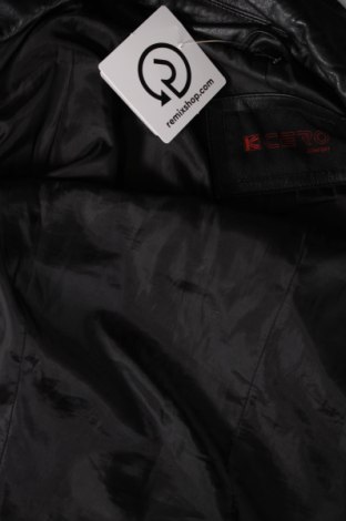 Γυναικείο δερμάτινο μπουφάν, Μέγεθος L, Χρώμα Μαύρο, Τιμή 16,55 €