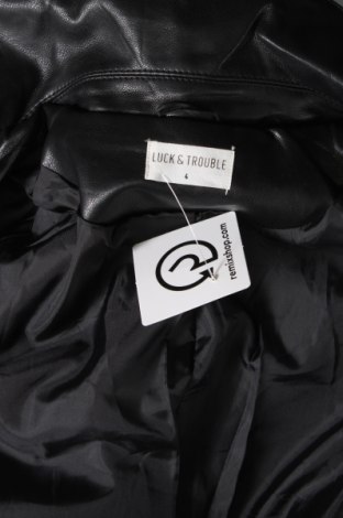 Dámská kožená bunda , Velikost XS, Barva Černá, Cena  305,00 Kč
