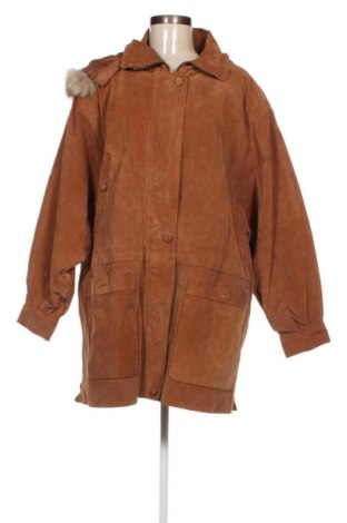 Dámska kožená bunda , Veľkosť XL, Farba Hnedá, Cena  38,36 €