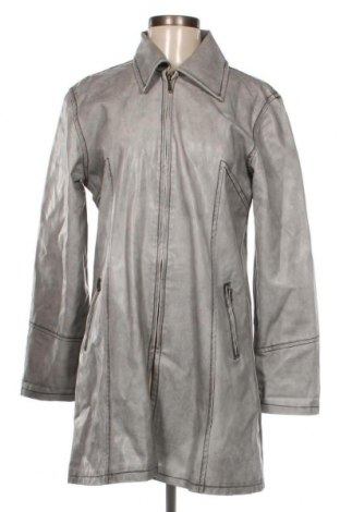 Damen Lederjacke, Größe L, Farbe Grau, Preis € 15,69