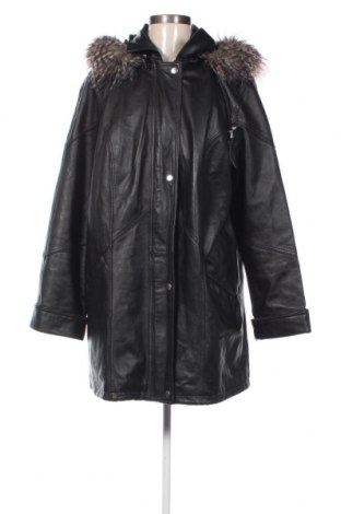 Γυναικείο δερμάτινο μπουφάν Designer S, Μέγεθος XL, Χρώμα Μαύρο, Τιμή 41,04 €