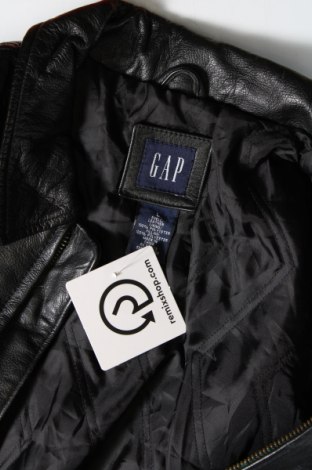 Γυναικείο δερμάτινο μπουφάν Gap, Μέγεθος L, Χρώμα Μαύρο, Τιμή 44,16 €