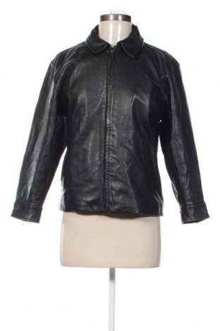 Γυναικείο δερμάτινο μπουφάν Gap, Μέγεθος L, Χρώμα Μαύρο, Τιμή 44,16 €