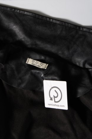 Damen Lederjacke Made In Italy, Größe M, Farbe Schwarz, Preis 16,03 €