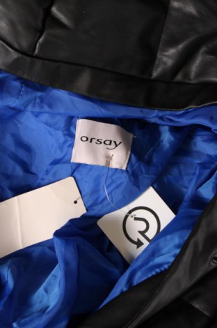 Damen Lederjacke Orsay, Größe S, Farbe Schwarz, Preis 24,74 €
