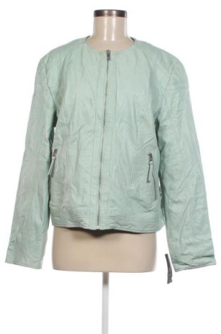 Dámska kožená bunda  SAKI, Veľkosť XL, Farba Zelená, Cena  121,46 €
