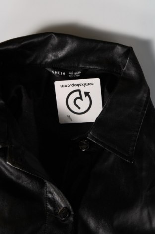 Dámska kožená bunda  SHEIN, Veľkosť S, Farba Čierna, Cena  9,45 €