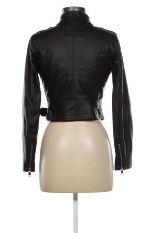Dámská kožená bunda  SHEIN, Velikost S, Barva Černá, Cena  781,00 Kč