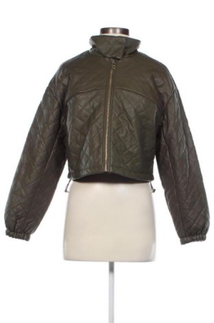 Dámska kožená bunda  Sinsay, Veľkosť S, Farba Zelená, Cena  7,78 €