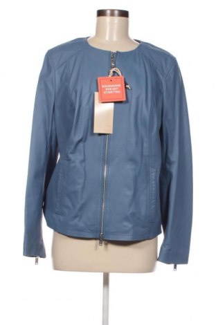 Damen Lederjacke Strandfein, Größe L, Farbe Blau, Preis € 63,09