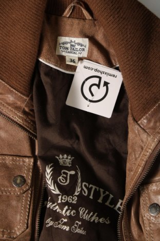 Dámská kožená bunda  Tom Tailor, Velikost S, Barva Béžová, Cena  667,00 Kč