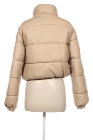 Дамско кожено яке Zara, Размер XS, Цвят Бежов, Цена 45,98 лв.