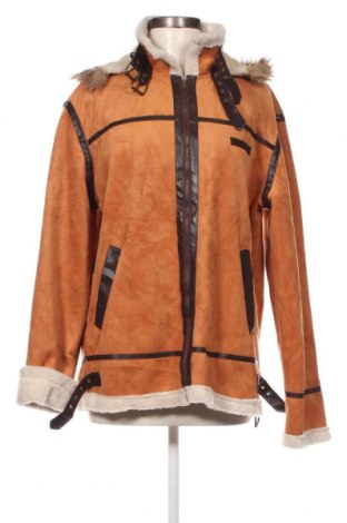 Дамско палто, Размер XXL, Цвят Кафяв, Цена 32,10 лв.