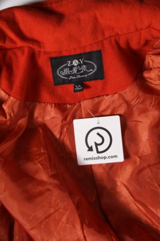 Dámský kabát , Velikost S, Barva Oranžová, Cena  955,00 Kč