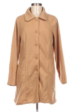 Дамско палто, Размер L, Цвят Бежов, Цена 21,12 лв.