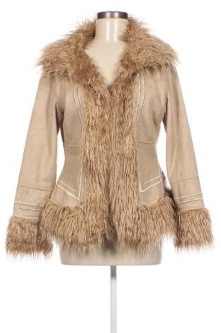 Дамско палто, Размер L, Цвят Бежов, Цена 63,13 лв.