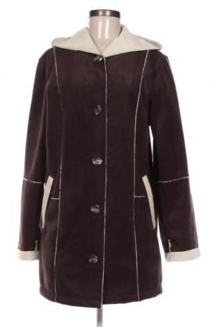 Дамско палто, Размер L, Цвят Кафяв, Цена 23,68 лв.
