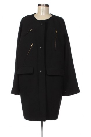Дамско палто F.Egidio, Размер L, Цвят Черен, Цена 44,40 лв.