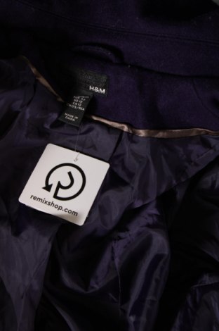Palton de femei H&M, Mărime L, Culoare Mov, Preț 105,59 Lei