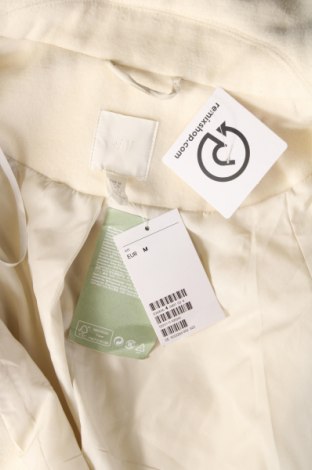 Dámský kabát  H&M, Velikost M, Barva Bílá, Cena  1 097,00 Kč