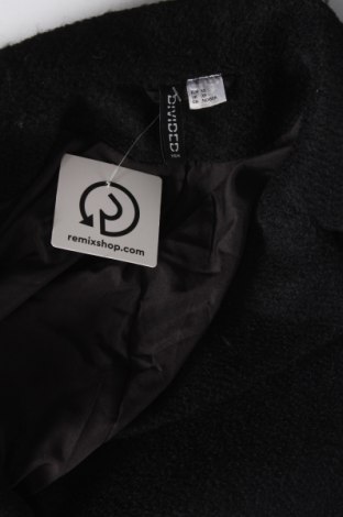 Дамско палто H&M Divided, Размер XS, Цвят Черен, Цена 107,00 лв.