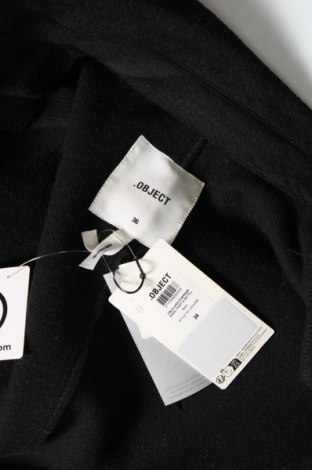 Γυναικείο παλτό Object, Μέγεθος S, Χρώμα Μαύρο, Τιμή 32,09 €