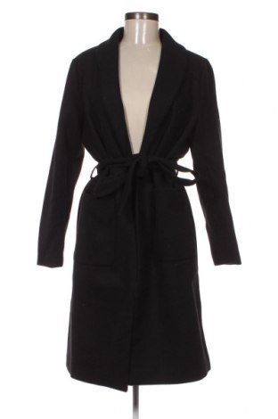 Γυναικείο παλτό Pieces, Μέγεθος M, Χρώμα Μαύρο, Τιμή 29,78 €