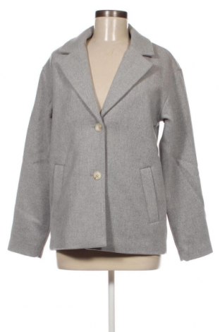 Γυναικείο παλτό Pieces, Μέγεθος S, Χρώμα Γκρί, Τιμή 19,10 €