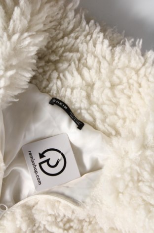 Γυναικείο παλτό SHEIN, Μέγεθος S, Χρώμα Λευκό, Τιμή 23,17 €