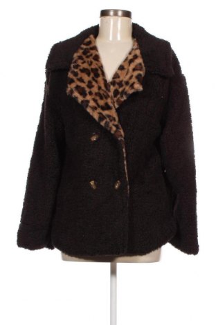 Дамско палто SHEIN, Размер L, Цвят Черен, Цена 32,10 лв.
