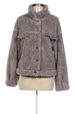 Дамско палто SHEIN, Размер L, Цвят Сив, Цена 32,10 лв.