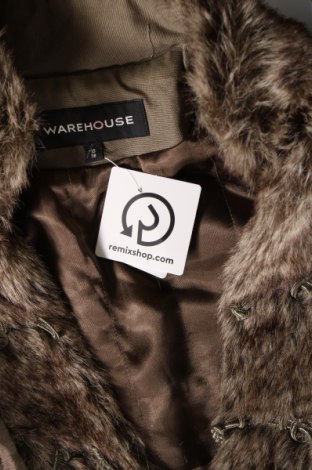 Дамско палто Warehouse, Размер M, Цвят Зелен, Цена 31,70 лв.