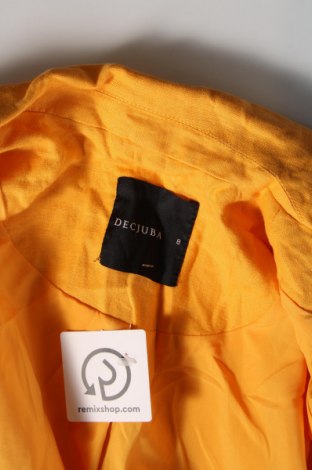 Γυναικείο σακάκι Decjuba, Μέγεθος S, Χρώμα Κίτρινο, Τιμή 25,05 €