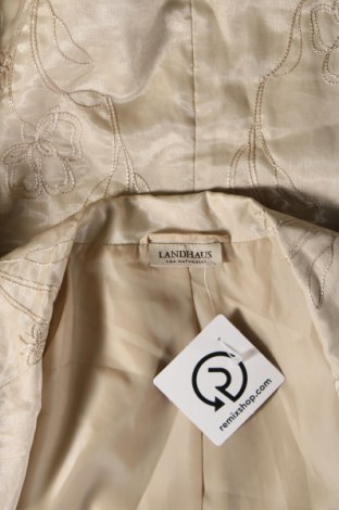 Γυναικείο σακάκι Land Haus, Μέγεθος XL, Χρώμα Εκρού, Τιμή 27,22 €