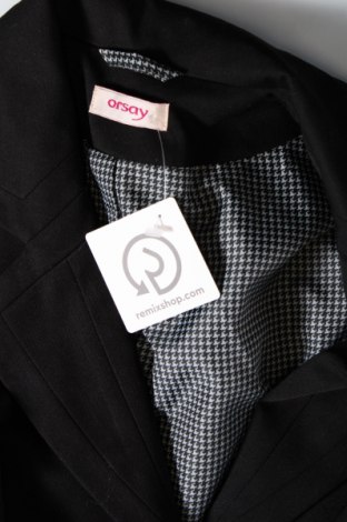 Γυναικείο σακάκι Orsay, Μέγεθος M, Χρώμα Μαύρο, Τιμή 4,90 €