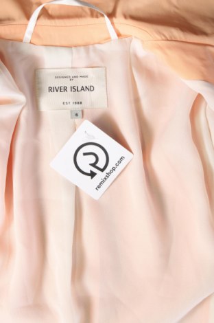 Damen Blazer River Island, Größe XXS, Farbe Orange, Preis € 4,49
