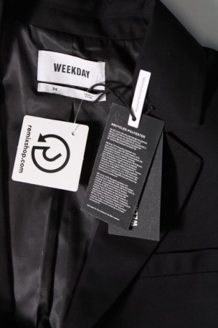 Γυναικείο σακάκι Weekday, Μέγεθος XS, Χρώμα Μαύρο, Τιμή 53,09 €
