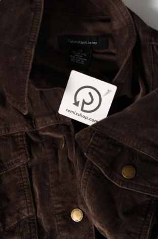 Damenjacke Calvin Klein Jeans, Größe L, Farbe Braun, Preis 68,20 €