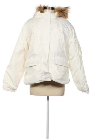 Γυναικείο μπουφάν Jennyfer, Μέγεθος L, Χρώμα Λευκό, Τιμή 16,30 €
