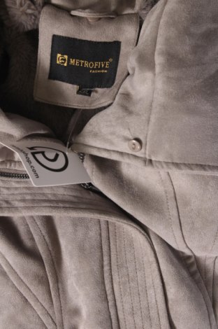 Γυναικείο μπουφάν Metrofive, Μέγεθος XL, Χρώμα Γκρί, Τιμή 10,02 €