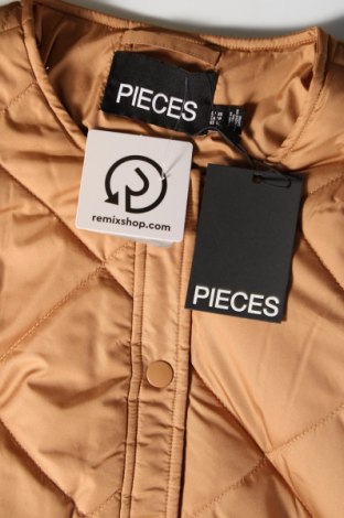Дамско яке Pieces, Размер XS, Цвят Кафяв, Цена 19,68 лв.