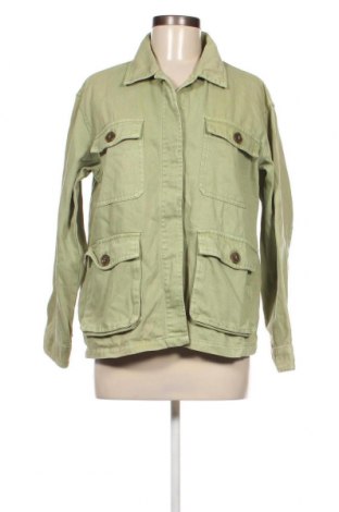 Γυναικείο μπουφάν Pull&Bear, Μέγεθος M, Χρώμα Πράσινο, Τιμή 7,24 €