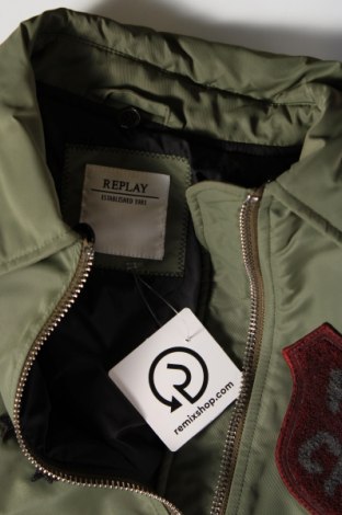 Γυναικείο μπουφάν Replay, Μέγεθος S, Χρώμα Πράσινο, Τιμή 55,02 €