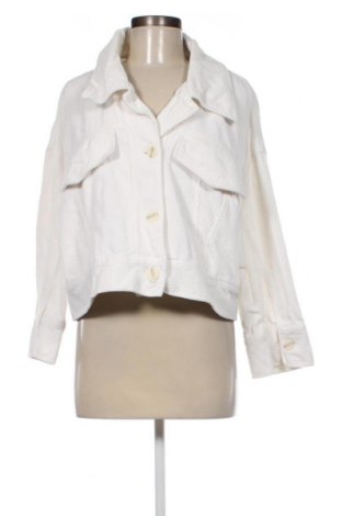 Γυναικείο μπουφάν Zara Trafaluc, Μέγεθος L, Χρώμα Λευκό, Τιμή 8,70 €