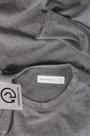 Kinder Shirt Abercrombie Kids, Größe 7-8y/ 128-134 cm, Farbe Grau, Preis 10,72 €